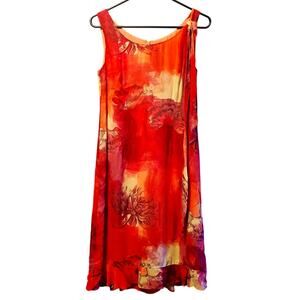 Vintage 90's Carol Anderson One Shoulder tie Shift Dress